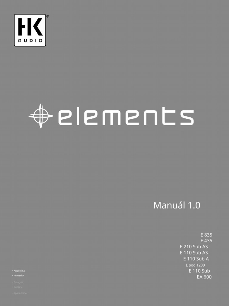Elements-Manual 1.0. CZ | PDF