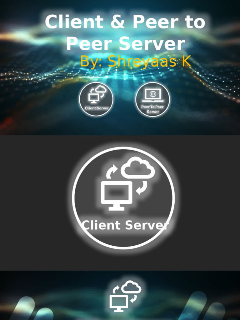 Client Peer To Peer Server Pdf