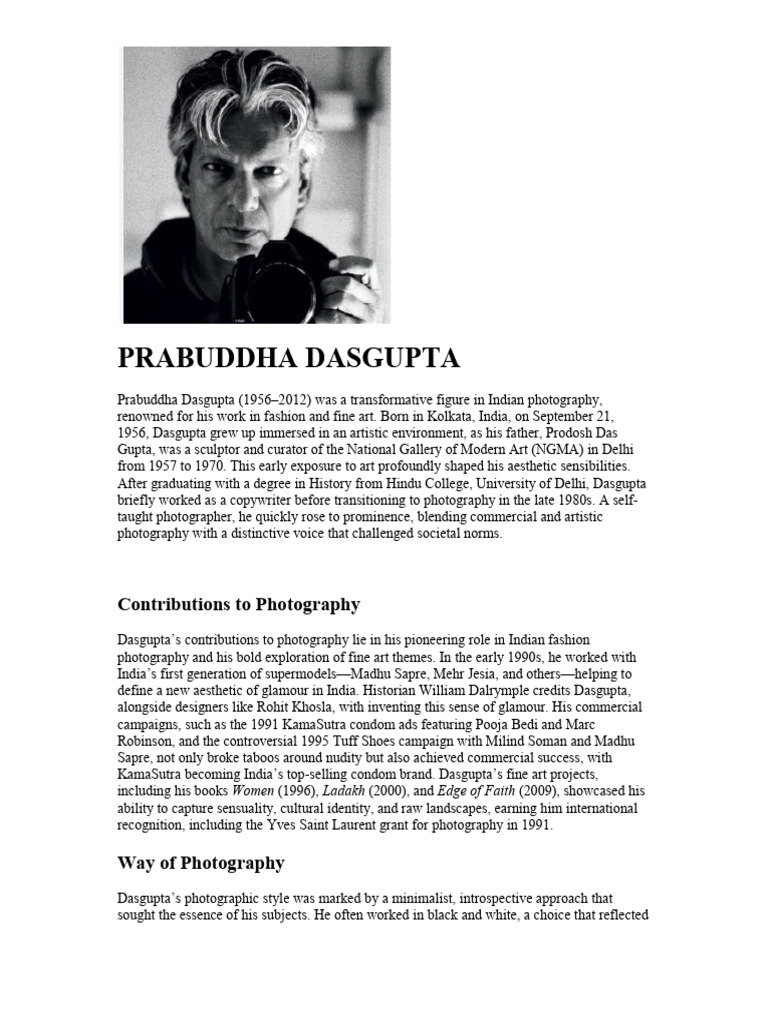 Prabuddha Dasgupta | PDF | The Arts