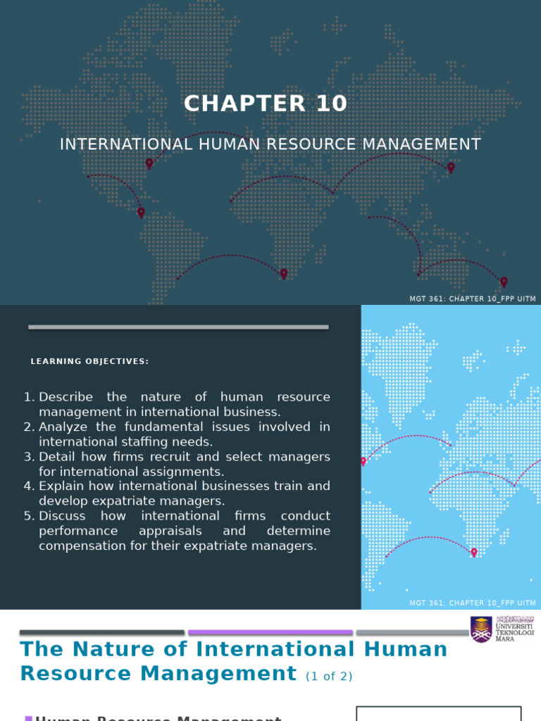 International Human Resource Management Guide | PDF | Cost Of Living ...