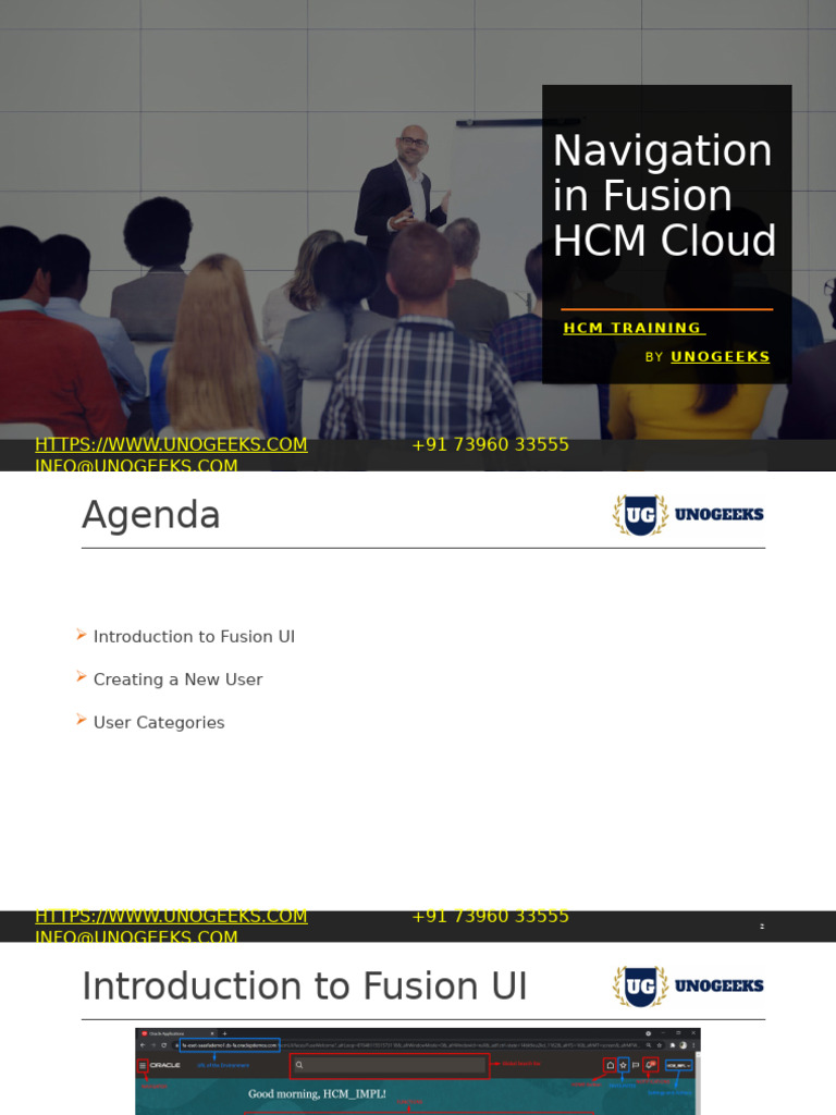 Navigation in Fusion Cloud | PDF
