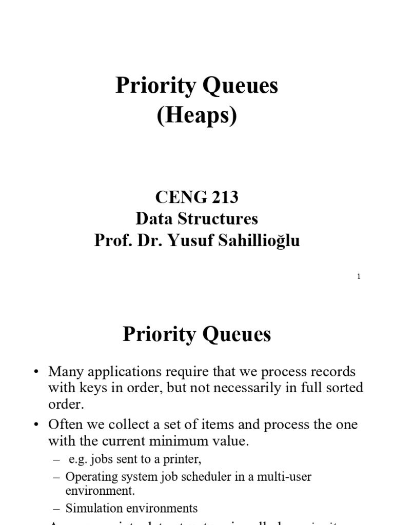 Priority Queues and Binary Heaps Explained | PDF | Queue (Abstract Data ...