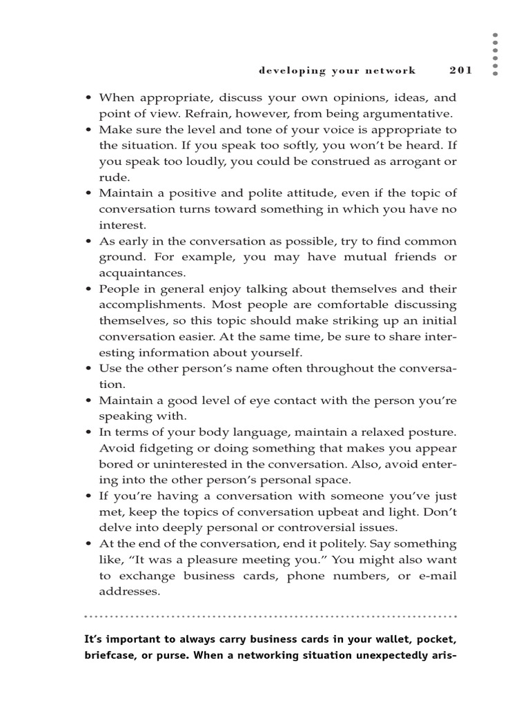 Effective Networking Strategies | PDF