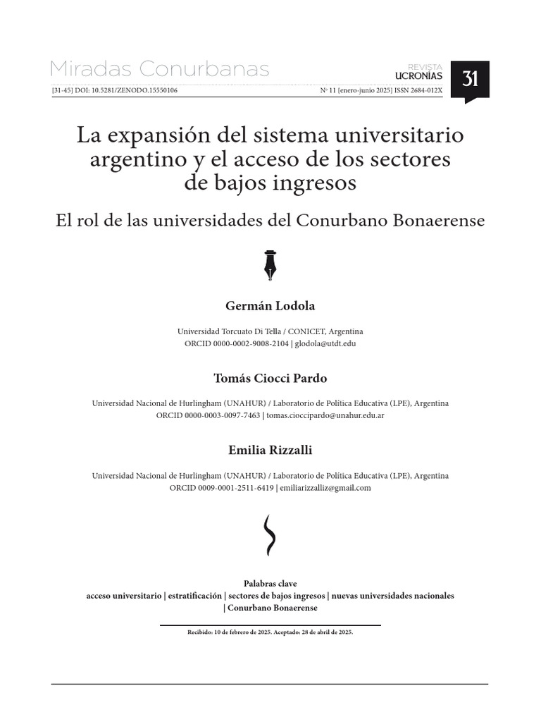 Acceso universitario en Argentina 1996-2023 | PDF | Buenos Aires
