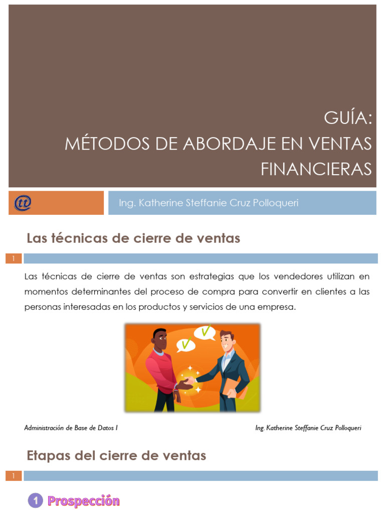 Técnicas Efectivas de Cierre en Ventas | PDF | Cliente | Ventas