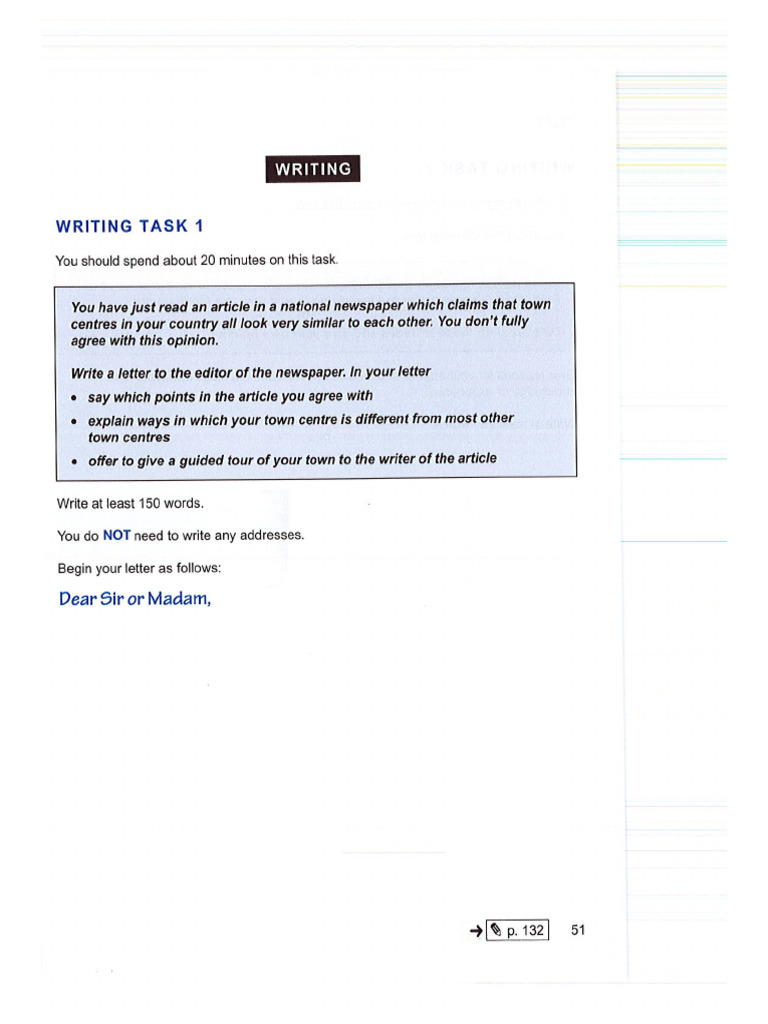 TEST 2 - WRITING Task 1&2 Ielts16 | PDF
