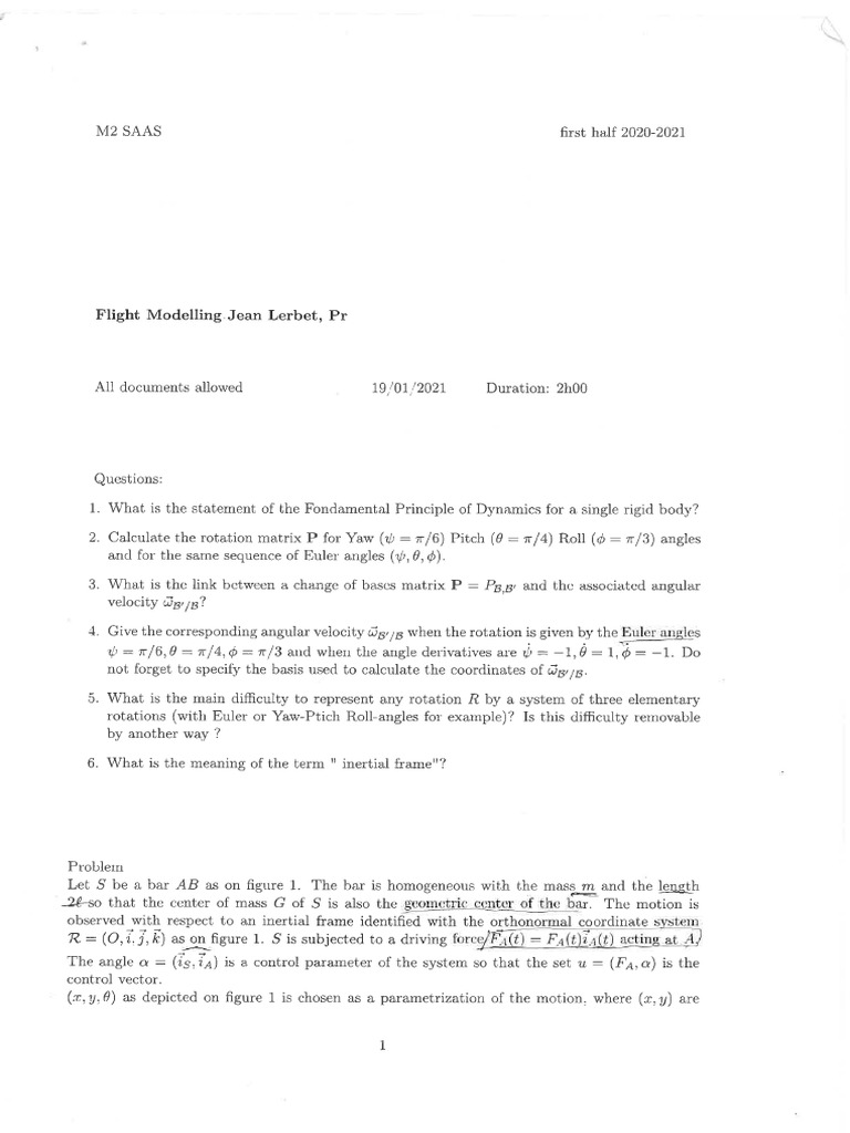 Flight Modelling | PDF