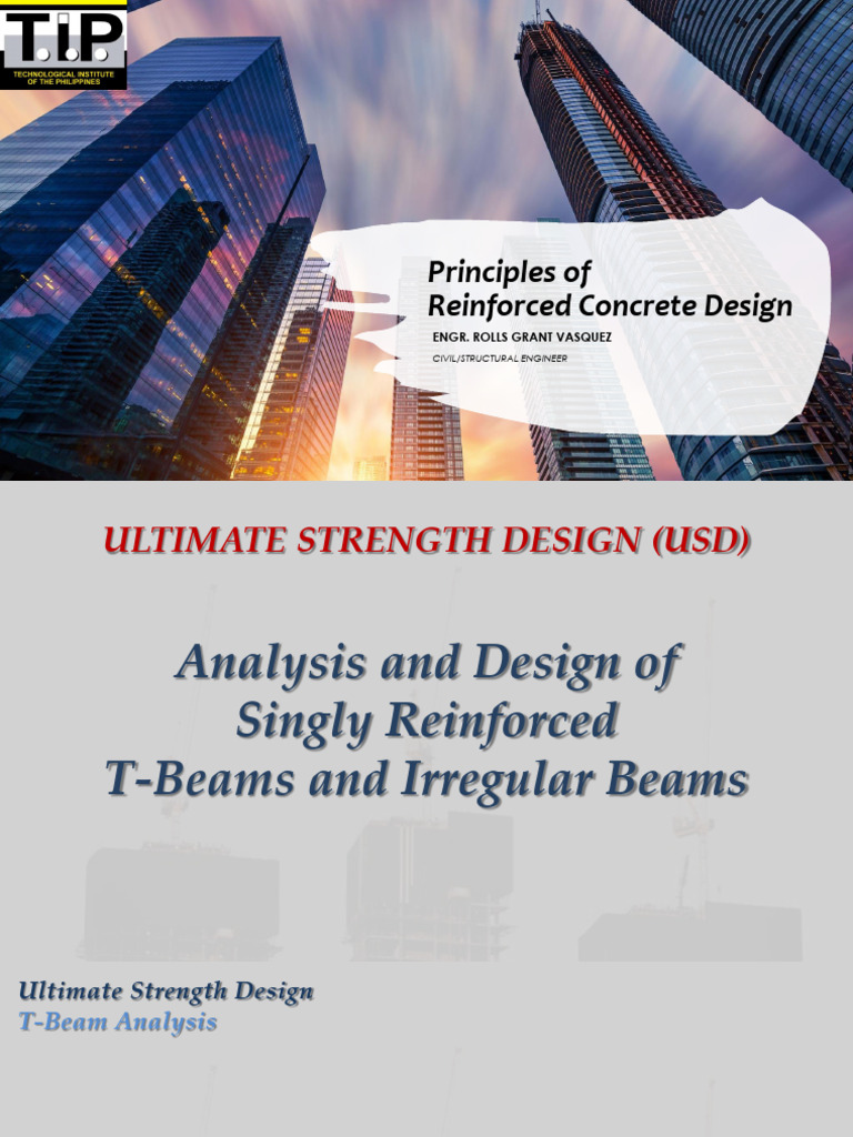 T-Beam Design and Analysis Guide | PDF | Beam (Structure) | Structural ...