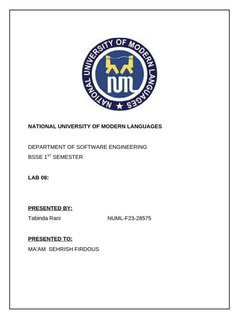 PF Lab 8.. | PDF