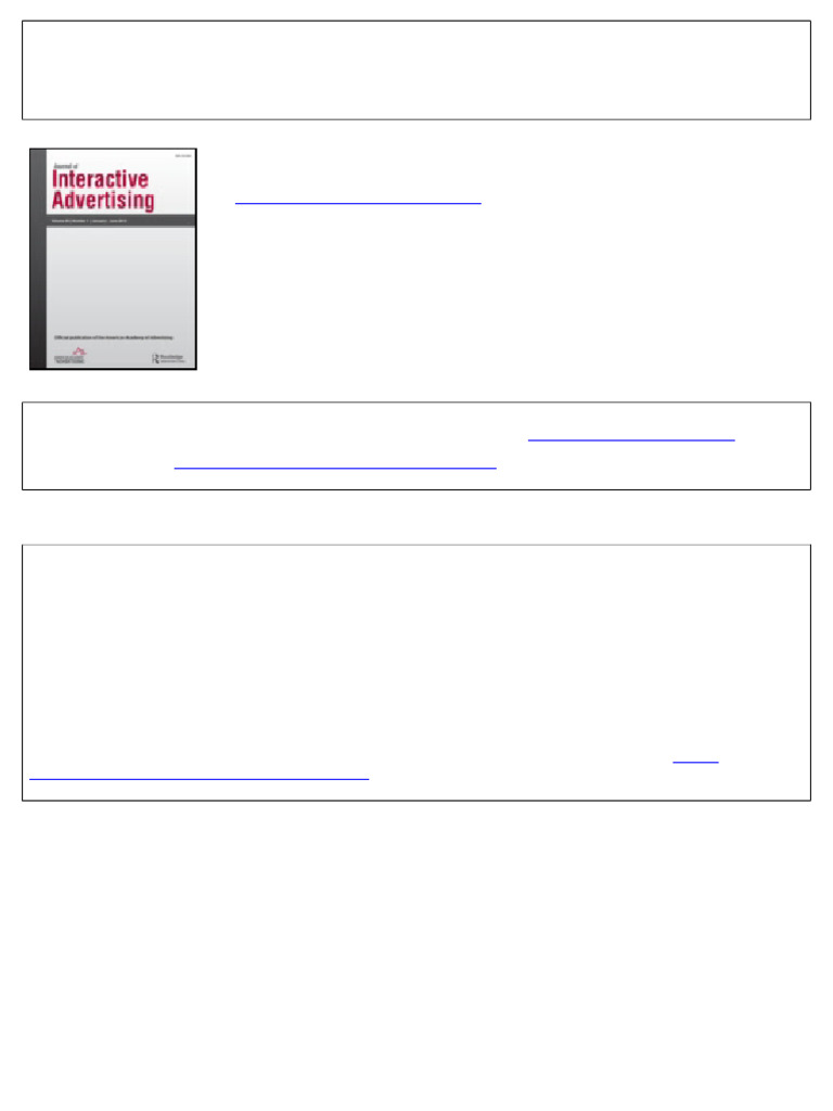 Interactivity's Impact on Website Attitudes | PDF | Interactivity ...