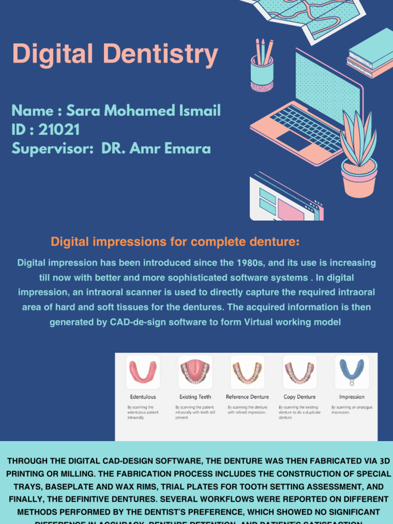 Digital Complete Denture Workflow Guide | PDF | Dentures | Dentistry ...