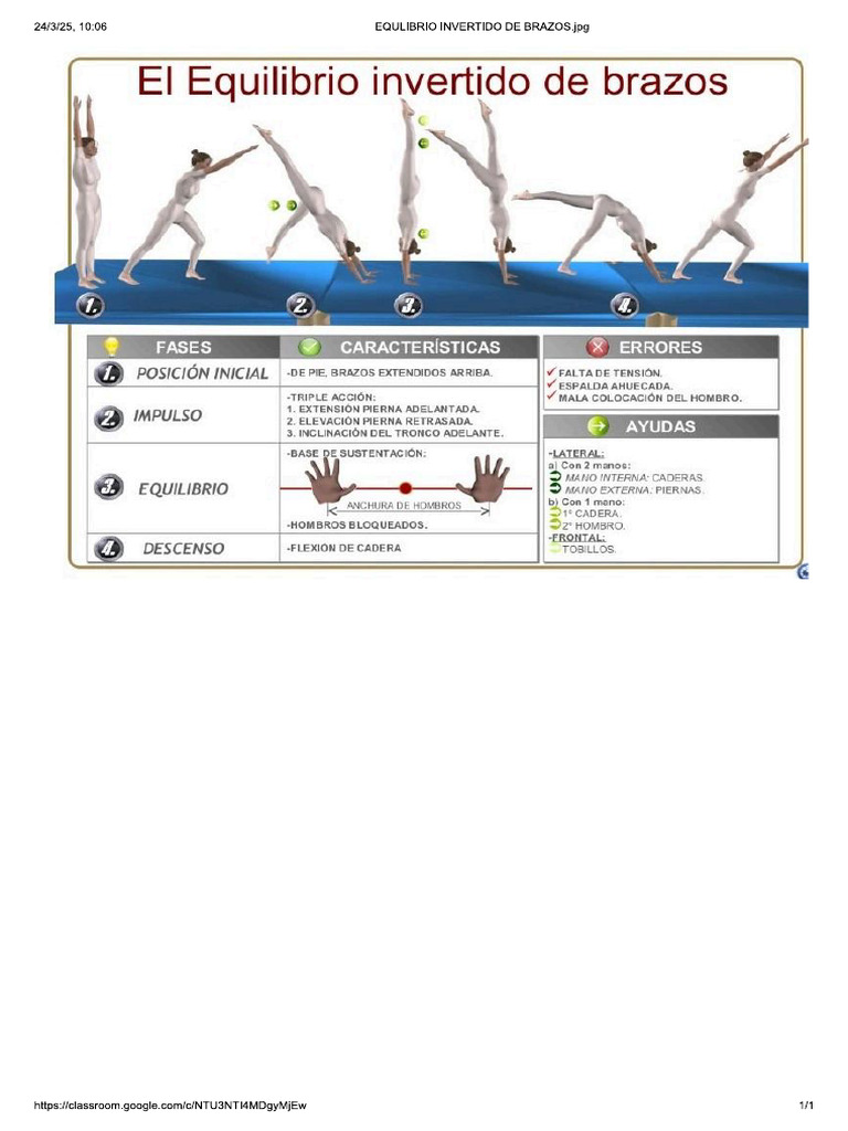 Equlibrio Invertido de Brazos | PDF