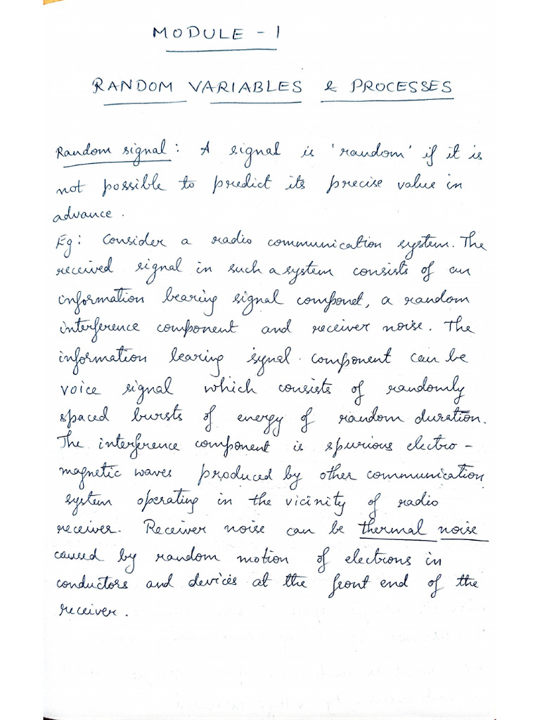 PCS Module 1 Notes | PDF