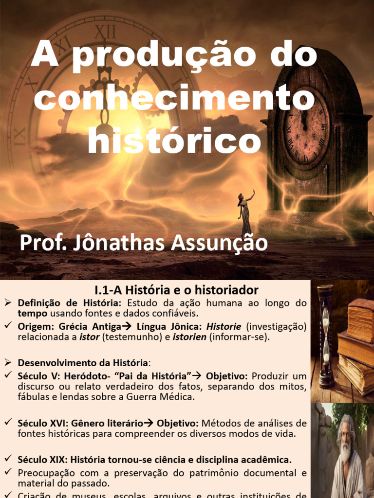 Introdução - A Produção Do Conhecimento Histórico | PDF | Tempo ...