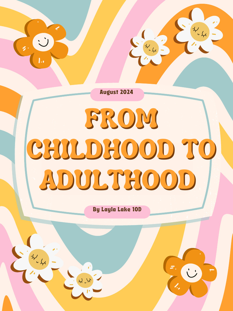 Orange and Yellow Retro Creative Project Cover A4 Document | PDF ...