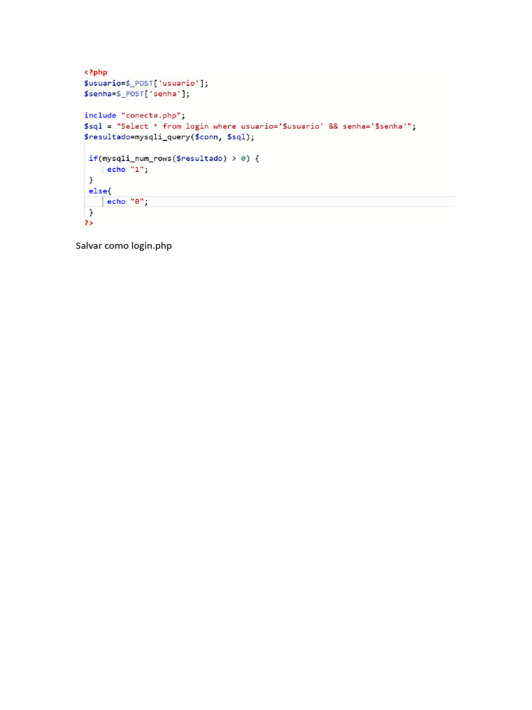 Login PHP | PDF