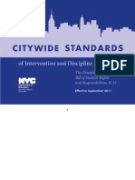 NYC Education Dept Discipline Code Guide