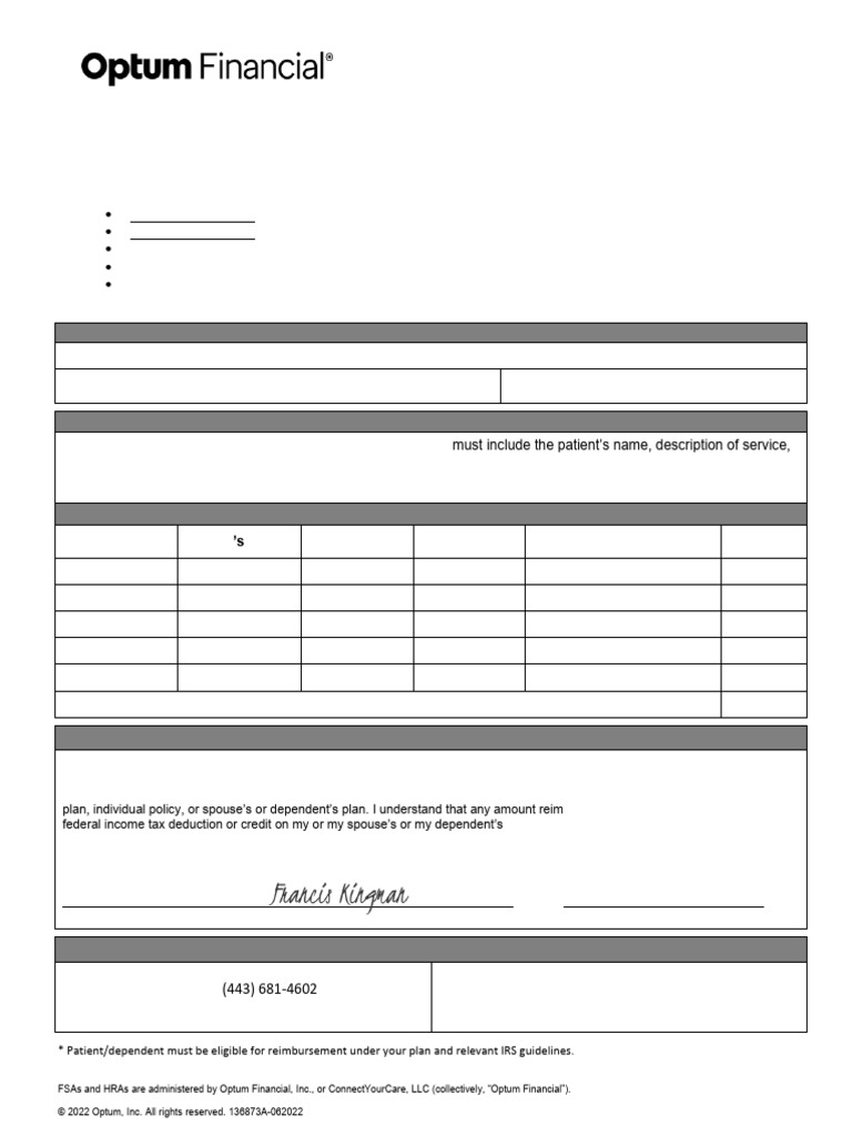 Manual Claim Form for Expense Reimbursement | PDF | Taxation ...