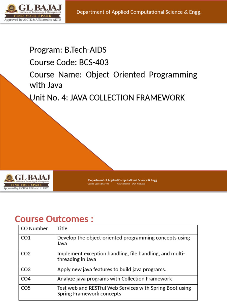 Java Collection Framework Overview | PDF | Method (Computer Programming ...