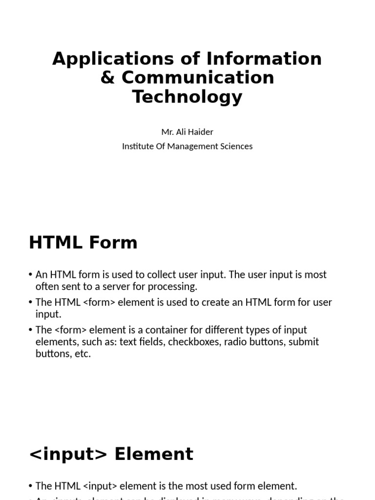 Lab 23,24 Forms Part A | PDF | Html | Computing
