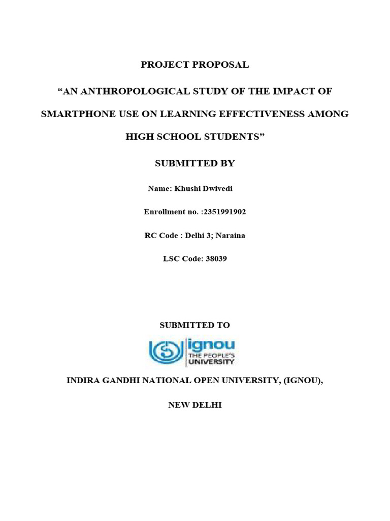 Synopsis Final Mobile Manp | PDF | Survey Methodology | Qualitative ...
