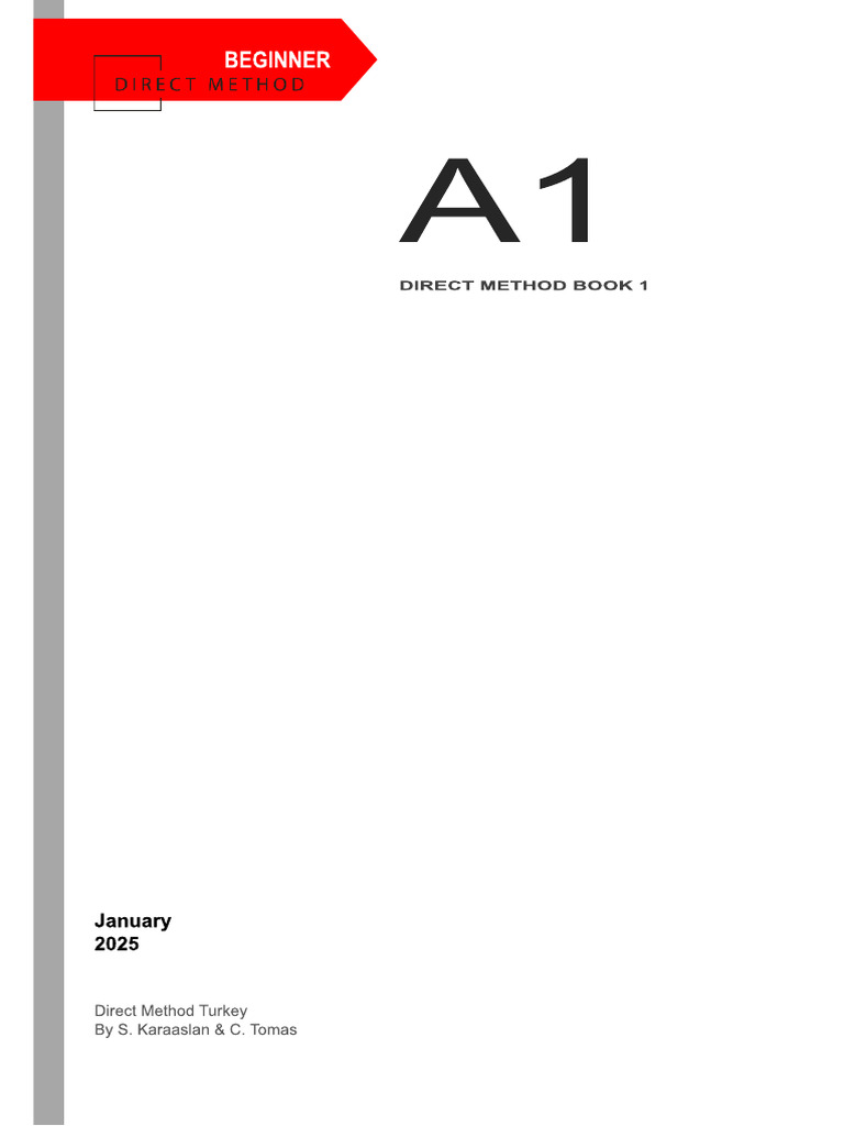 A1 Book 1 - Jan2025 | PDF | Linguistics