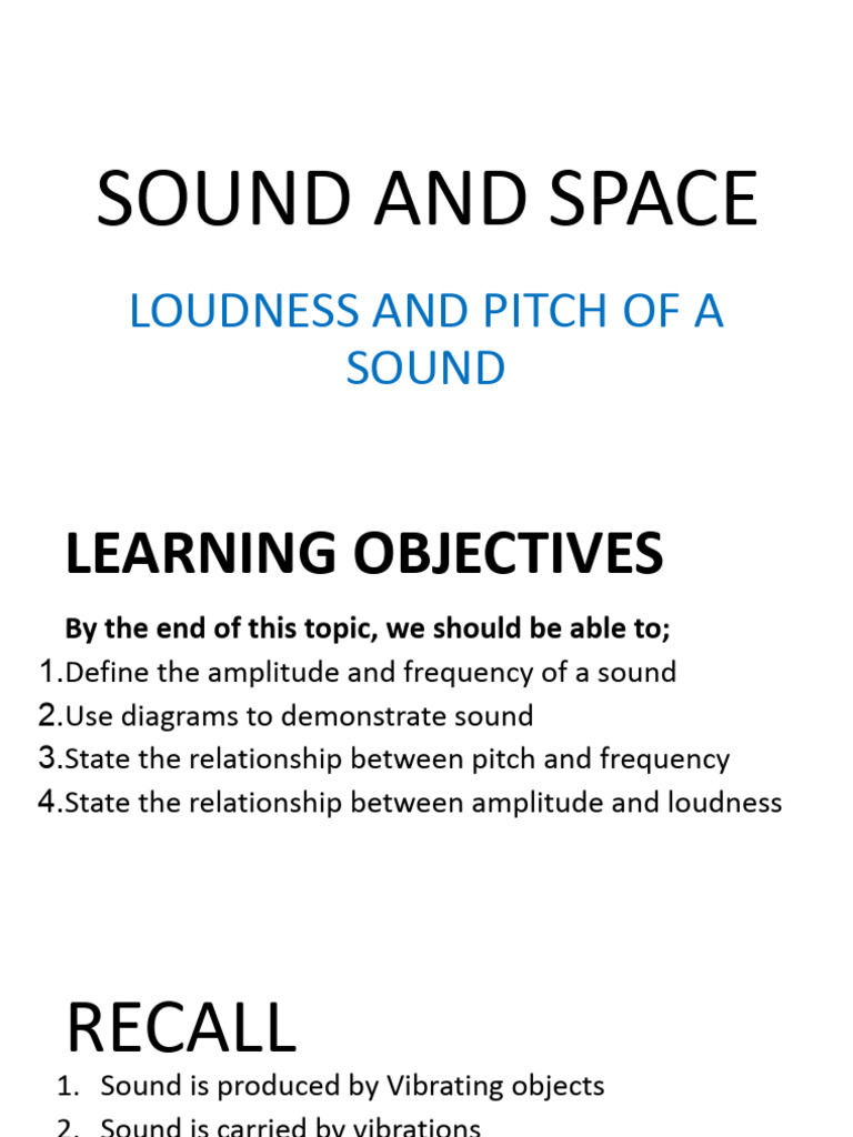 Physics Notes Sound and Sound Waves | PDF | Sound | Frequency