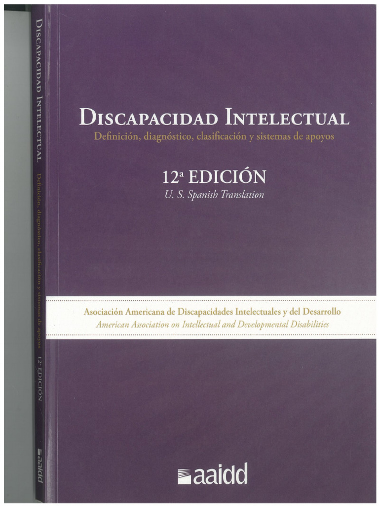 Libro Discapacidad Intelectual 2021 AAIDD | PDF