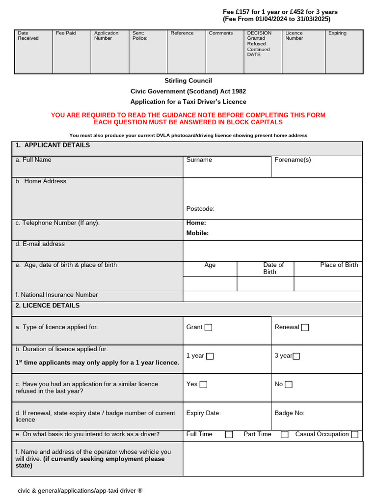 App Taxi Driver G R | PDF | Driver's License | Identity Document