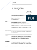 DTU 13.2 Partie 1 - P 11-212 Cahier Des Clauses Techniques