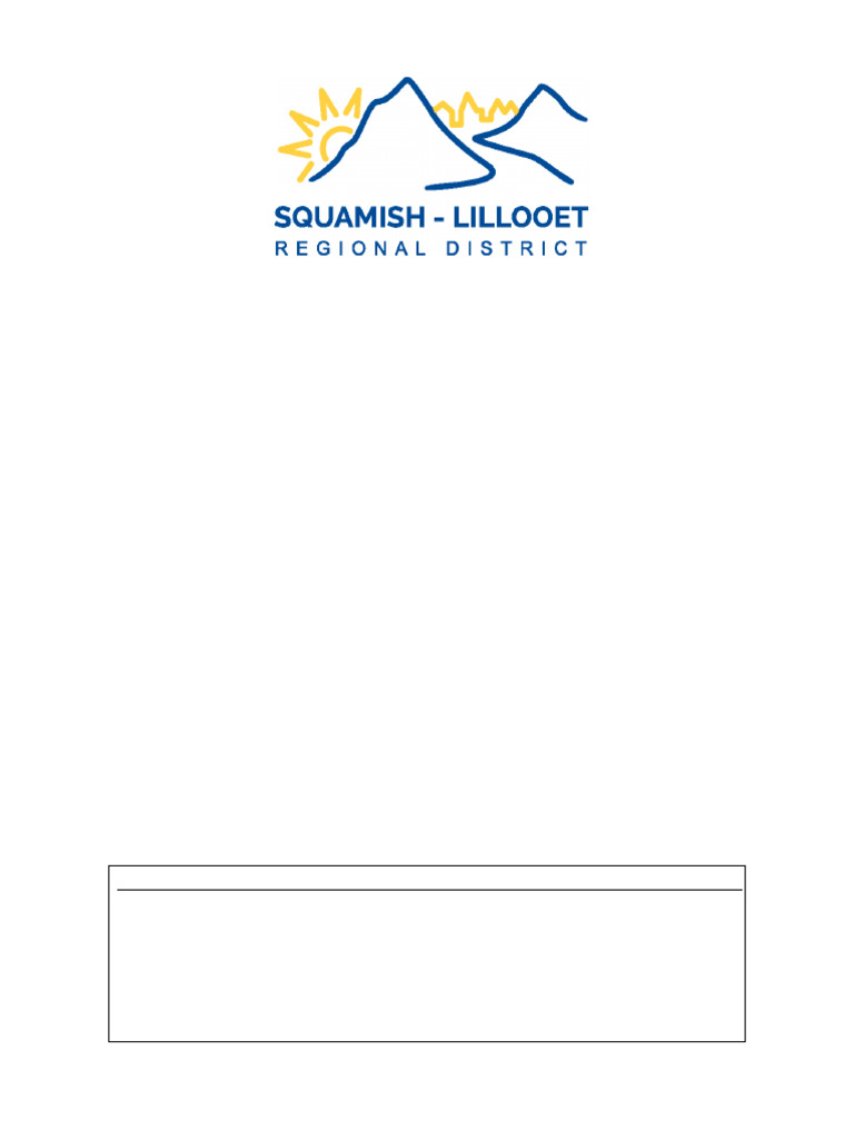 Squamish-Lillooet Building Bylaw 863 | PDF | Building Code | Fee