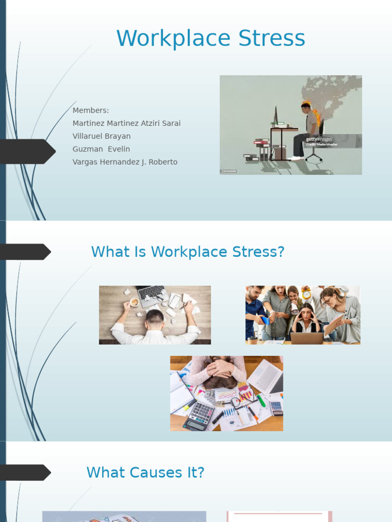 Understanding and Managing Workplace Stress | PDF