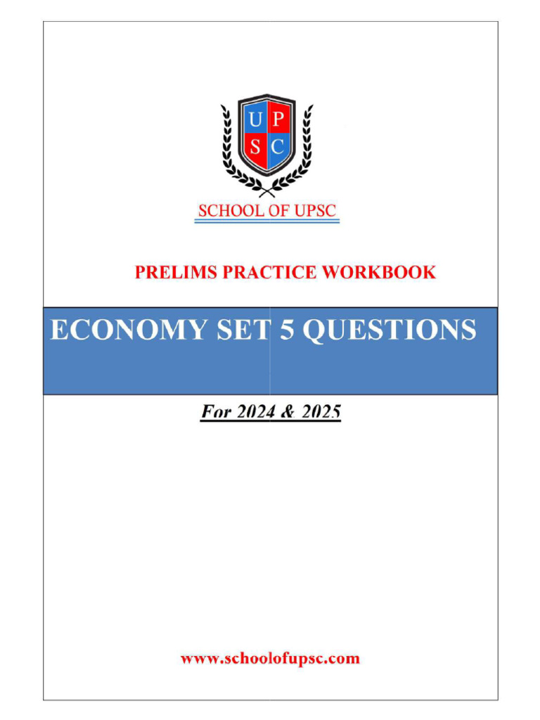 Economy Set 5 Questions | PDF