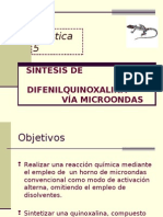 Sintesis de 2,3-Difenilquinoxalina Via Microondas