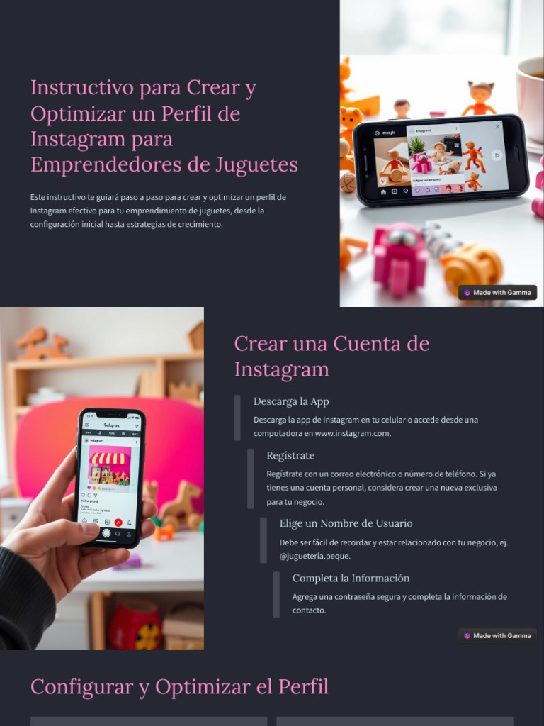 Instructivo para Crear y Optimizar Un Perfil de Instagram para ...