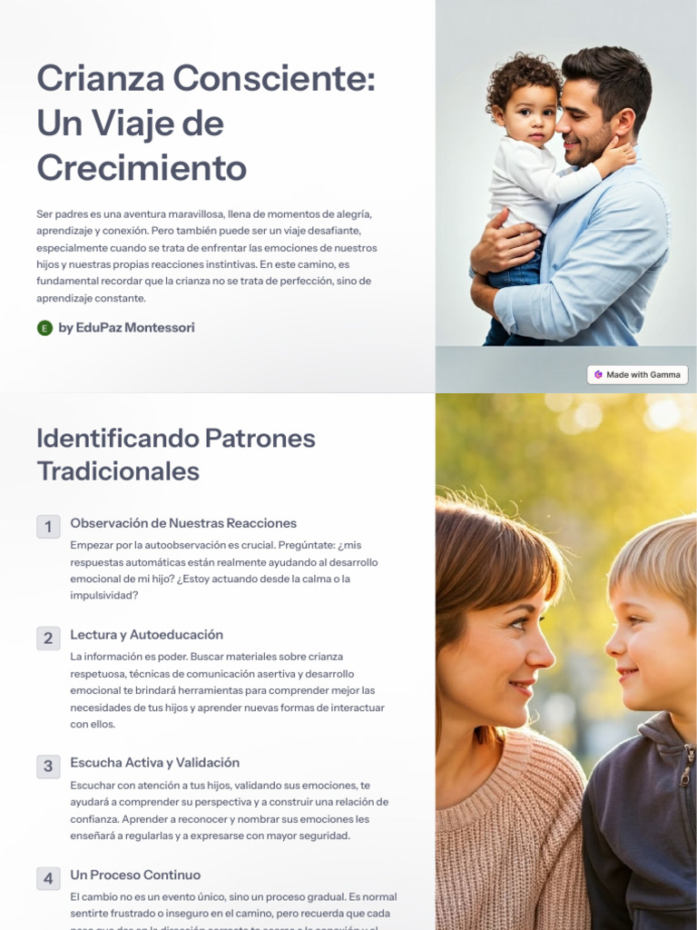 Crianza Consciente Un Viaje de Crecimiento | PDF | Las emociones | Amor