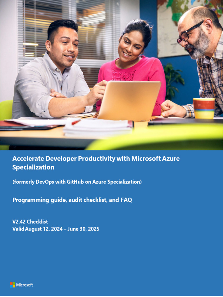 Accelerate DevOps with GitHub Guide | PDF | Audit | Microsoft Azure