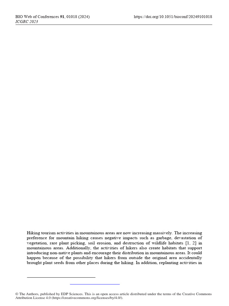 Invasive Alien Plant Species - Bioconf - Icgrc2024 - 01018 | PDF ...