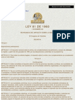 LEY 81 DE 1960