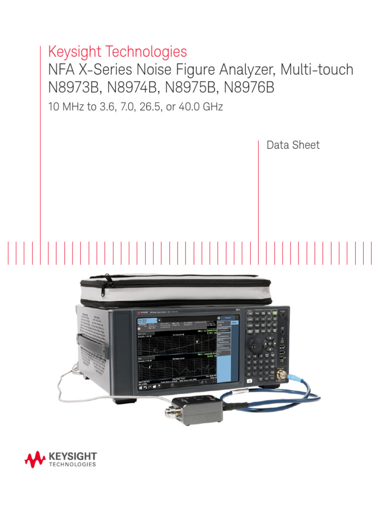 NFA X-Series Noise Figure Analyzer Data Sheet | PDF | Hertz | Computer ...