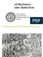 Fluid Mechanics For Power Generation: An Essential Science For All Thermal Processes !!!!!