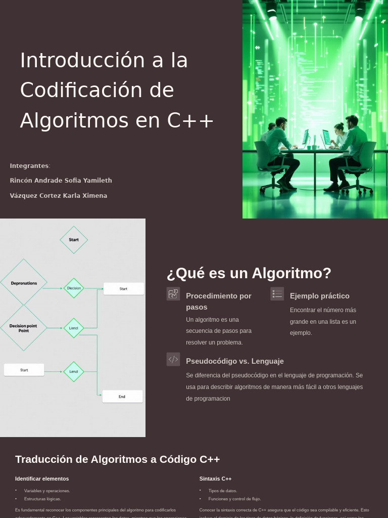 Introducción a Algoritmos en C++ | PDF | Algoritmos | C