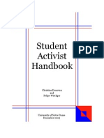 Student Activist Handbook