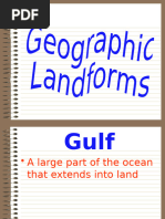 Geography Vocabulary Word List | PDF | Marsh | Canyon