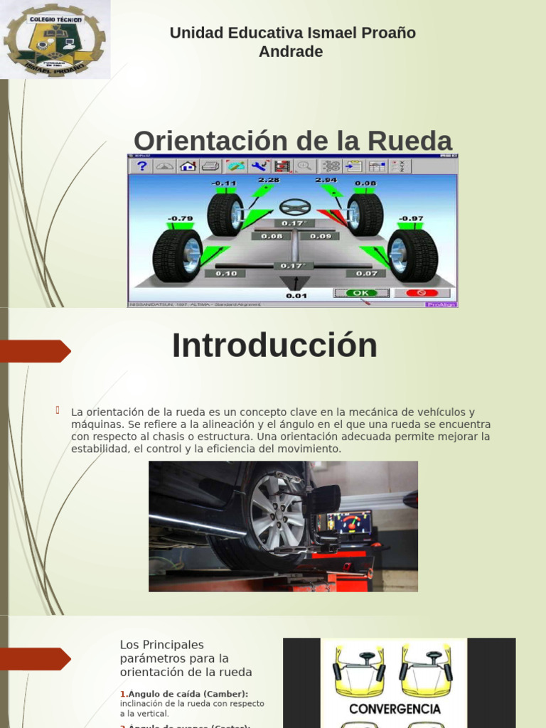 Orientacion de Las Ruedas - PPTX 2 | PDF