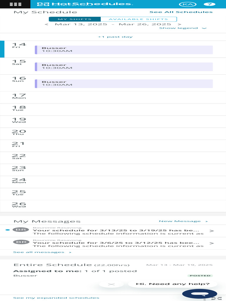 HotSchedules - Online Employee Scheduling, Restaurant Schedules ...