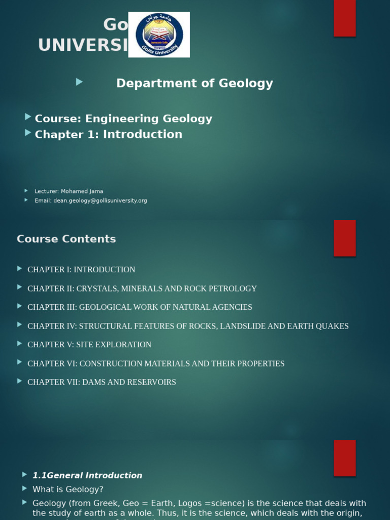 Introduction to Engineering Geology | PDF | Waves | Earth