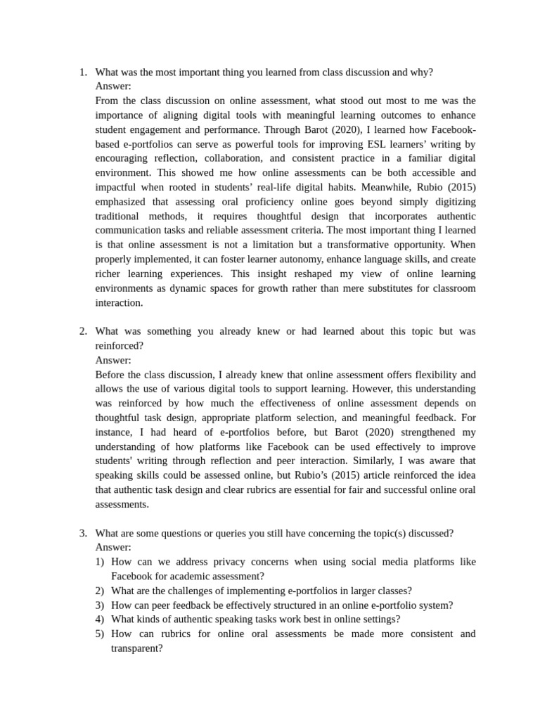 Week 12 Language Assessment | PDF | Learning | Human Communication