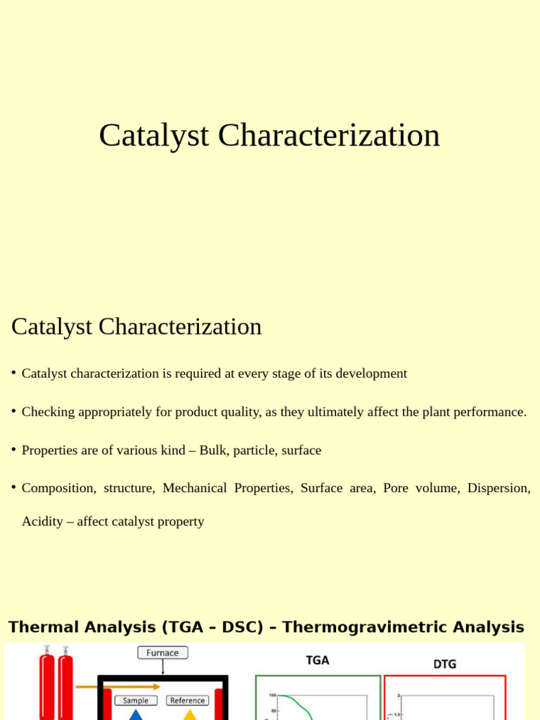 Catalyst Characterization Techniques Overview | PDF | Adsorption ...
