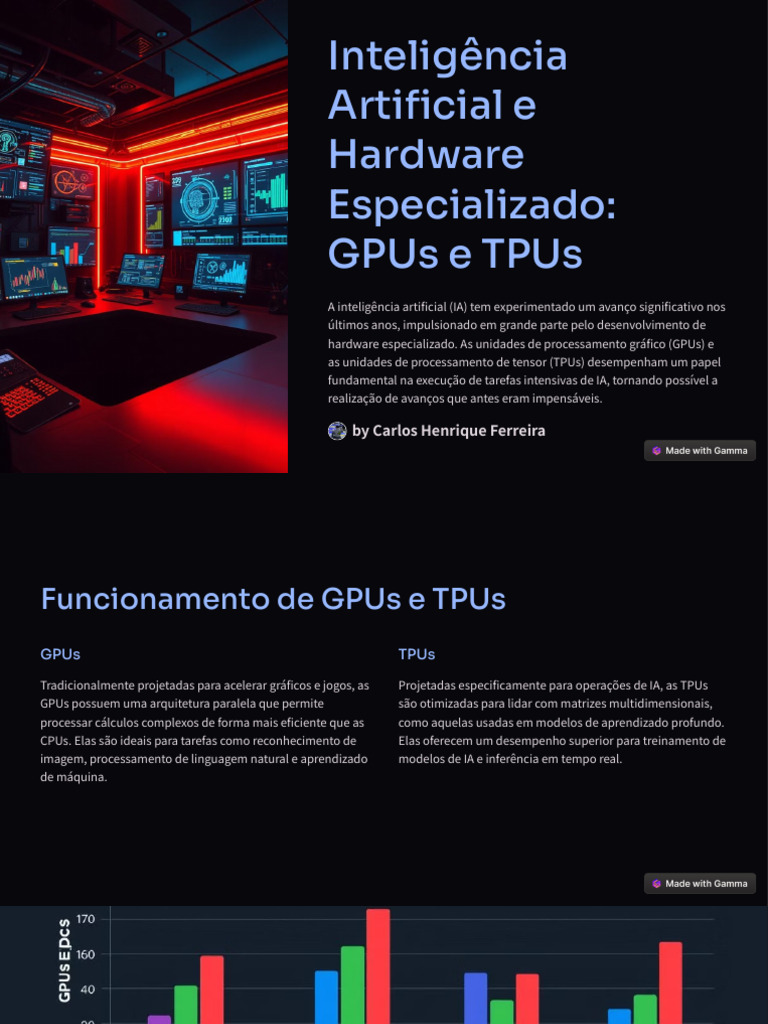 Impacto de GPUs e TPUs na IA | PDF | Unidade de processamento gráfico ...